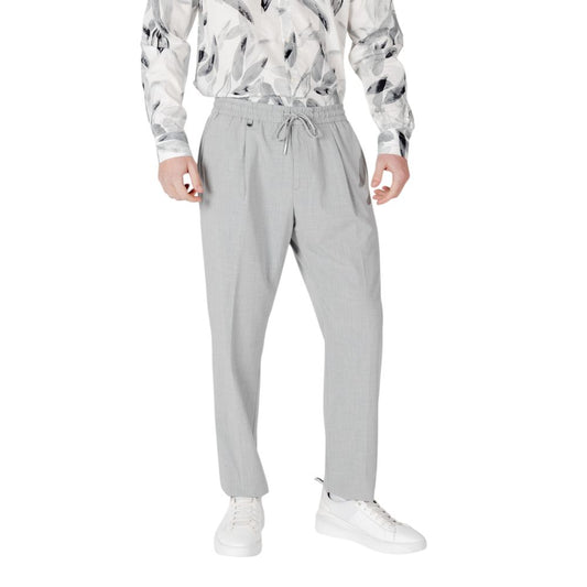 Antony Morato Gray Polyester Pant - NEIL REGULAR FIT