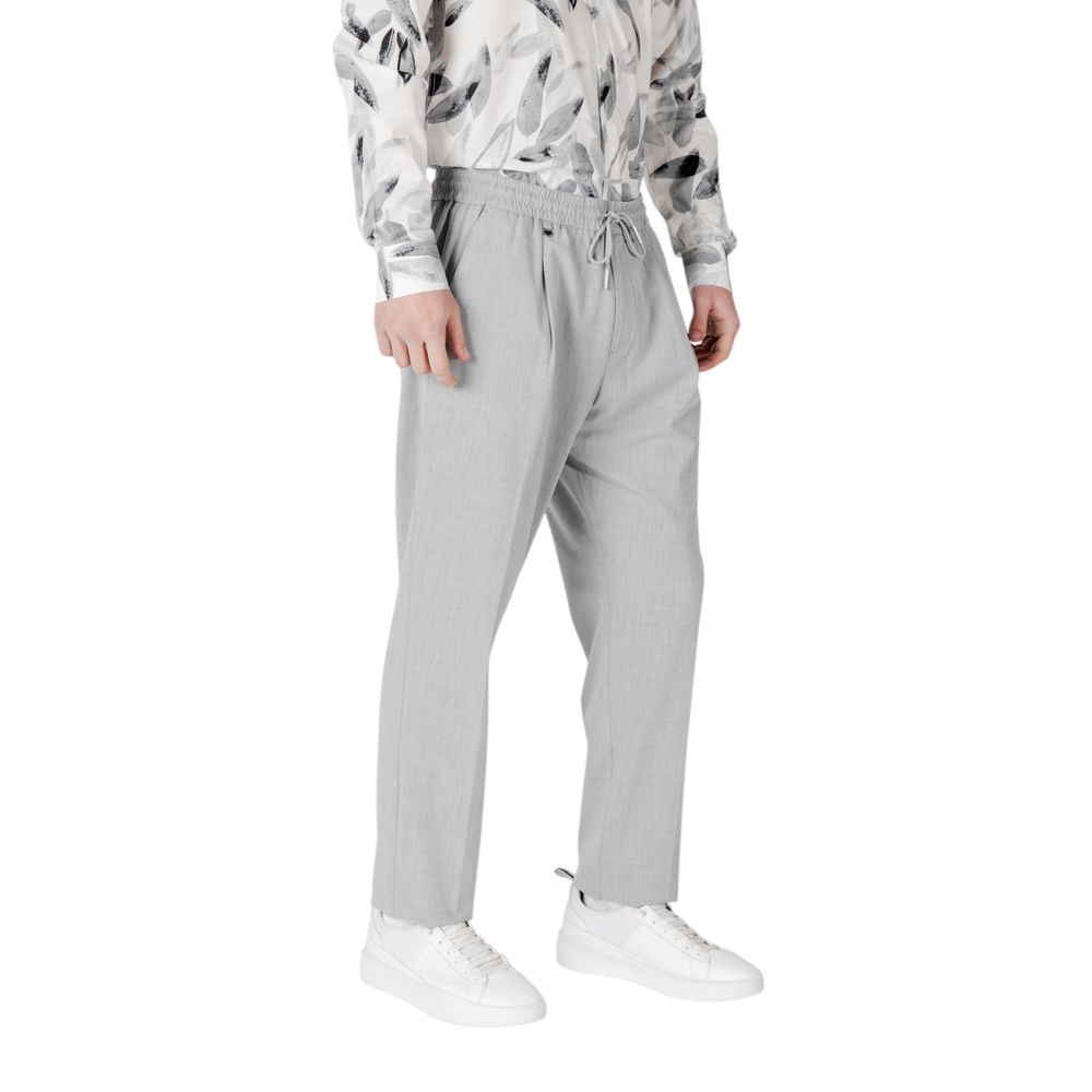 Antony Morato Gray Polyester Pant - NEIL REGULAR FIT