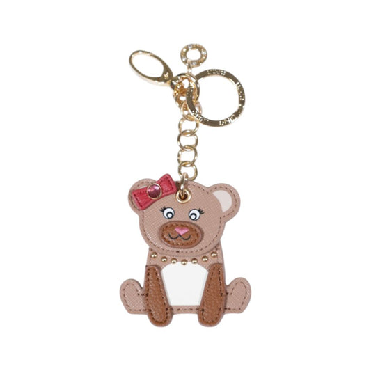 Liu Jo Beige Polyethylene Keychain - Chic Accessory for the Modern Woman