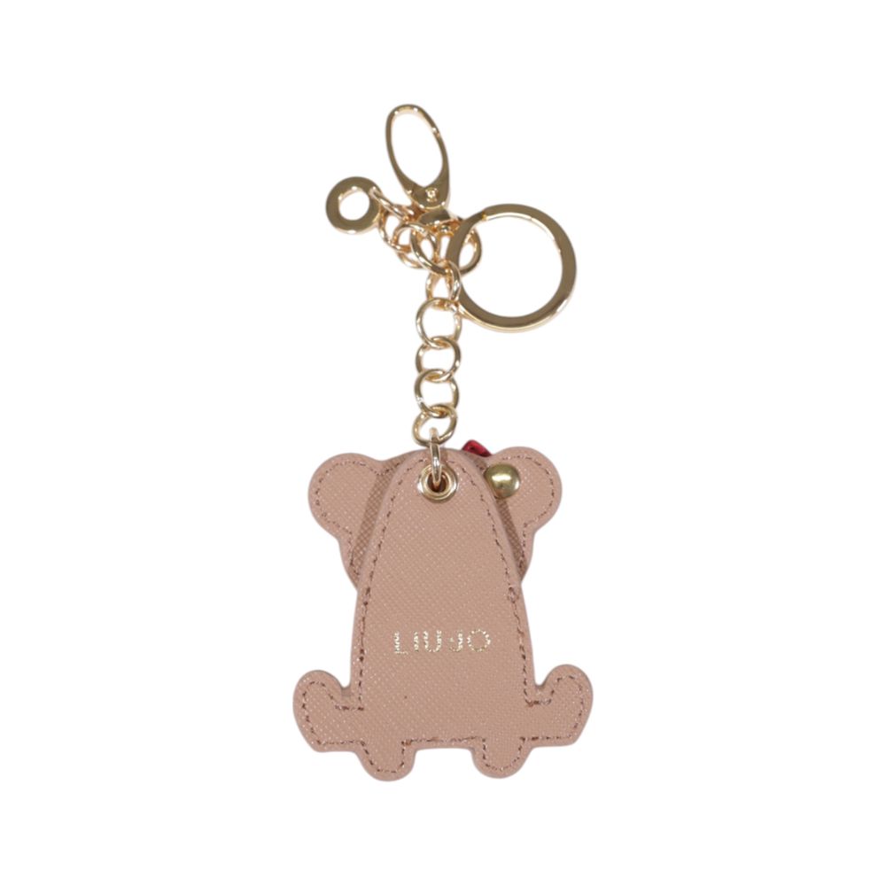 Liu Jo Beige Polyethylene Keychain - Chic Accessory for the Modern Woman