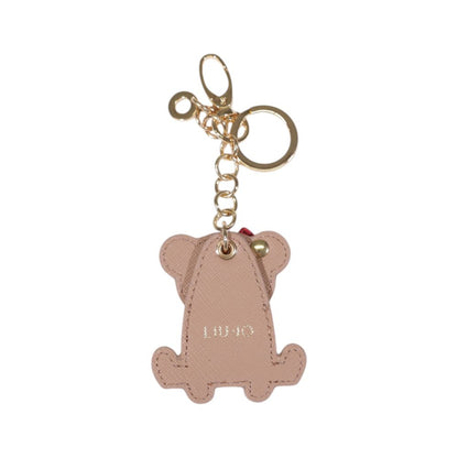 Liu Jo Beige Polyethylene Keychain - Chic Accessory for the Modern Woman