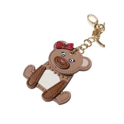 Liu Jo Beige Polyethylene Keychain - Chic Accessory for the Modern Woman