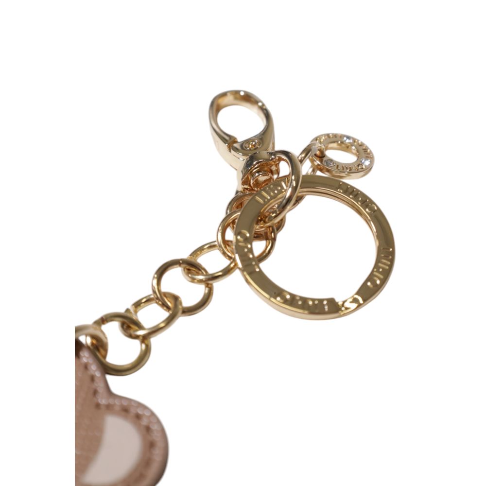 Liu Jo Beige Polyethylene Keychain - Chic Accessory for the Modern Woman