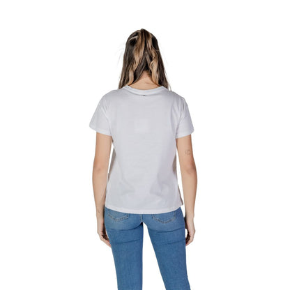 Liu Jo White Cotton T-Shirt - Effortlessly Chic Essentials