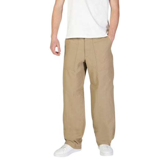 Jack & Jones Beige Cotton Pants for Men