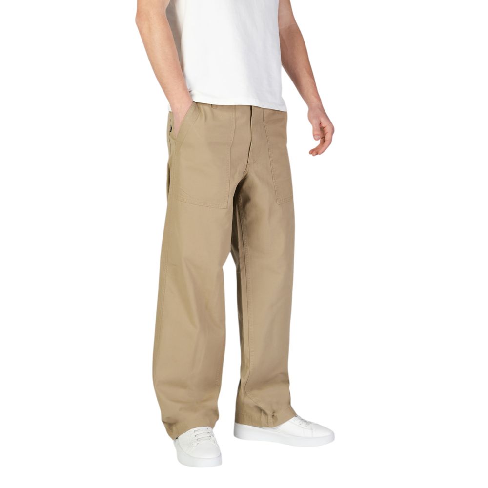 Jack & Jones Beige Cotton Pants for Men