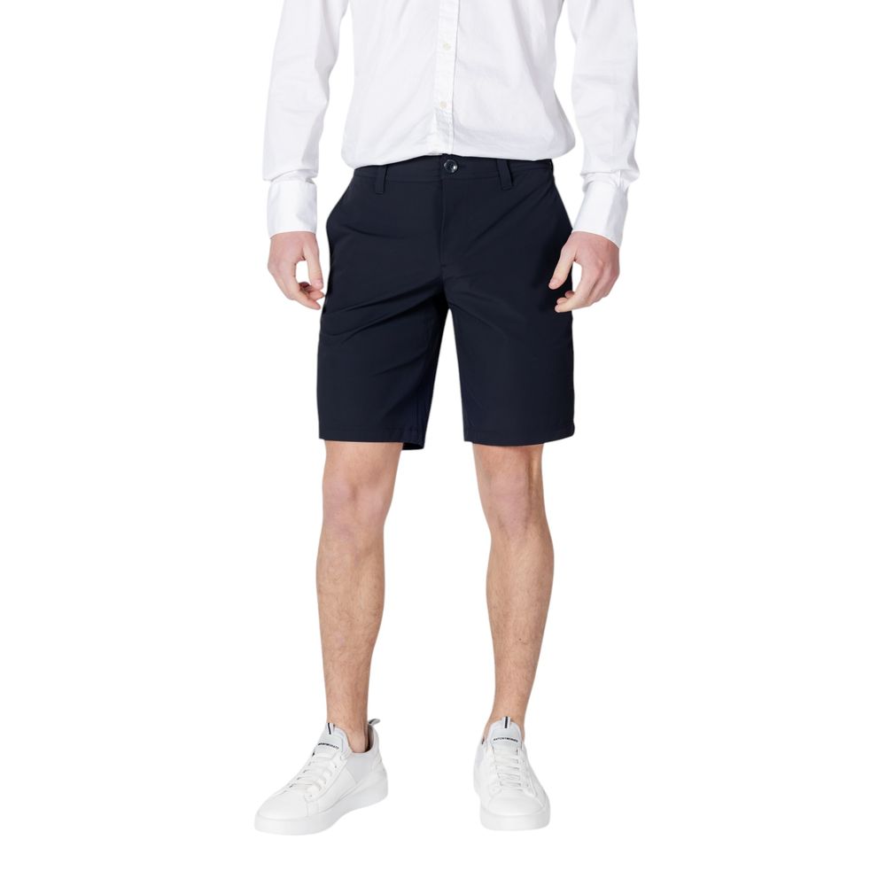 Armani Exchange Blue Polyamide Bermuda Shorts for Men