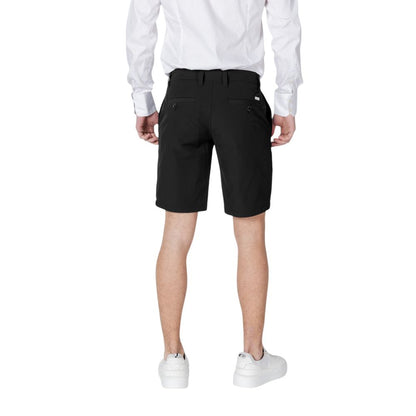 Armani Exchange Black Polyamide Bermuda Shorts for Men