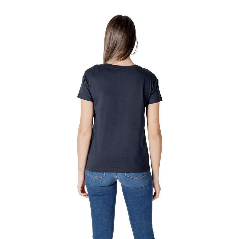 Armani Exchange Women's Blue Cotton T-Shirt