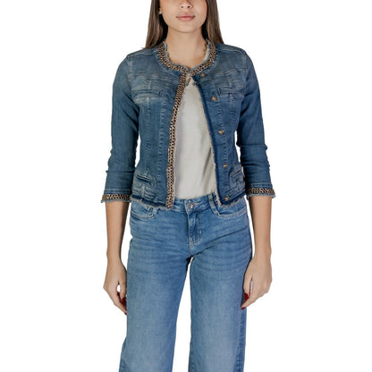 Liu Jo KATE Light Blue Cotton Jacket