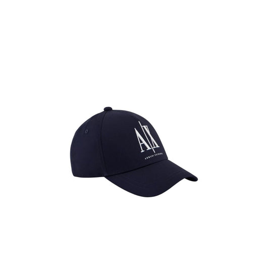 Armani Exchange Blue Cotton Cap – Stylish Baseball Hat for Everyday Wear