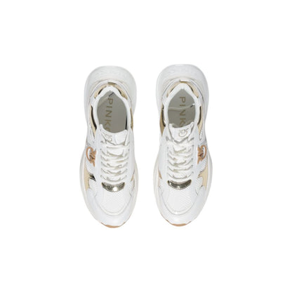 PINKO White Leather Sneaker - ARIEL 15