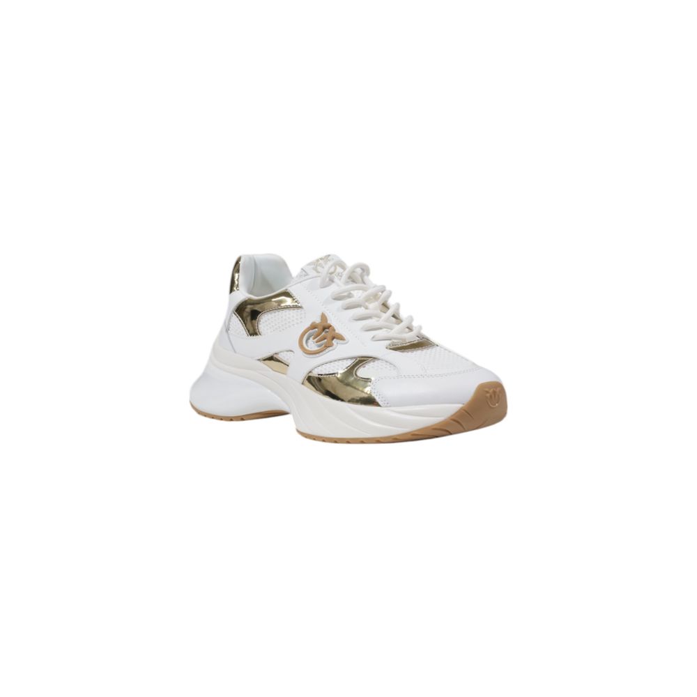 PINKO White Leather Sneaker - ARIEL 15