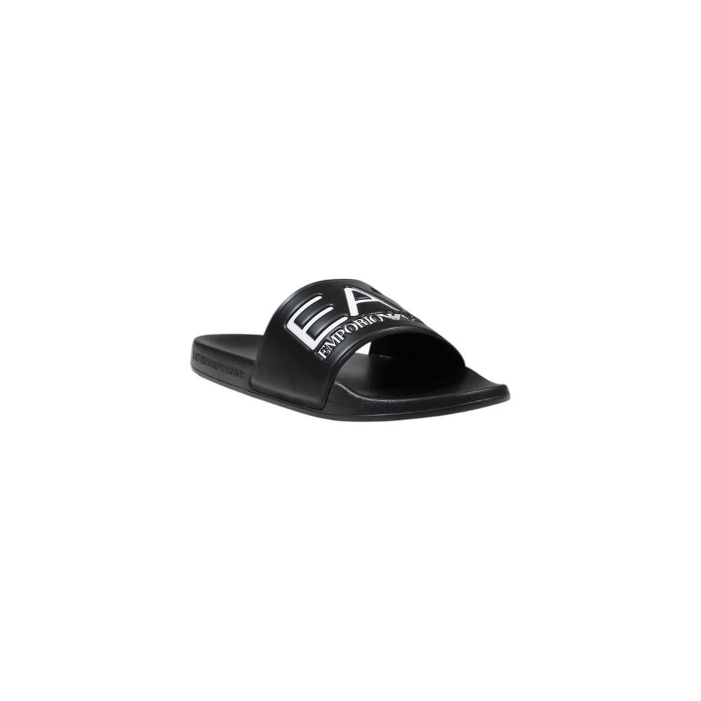 EA7 Emporio Armani Black And White PVC Slipper