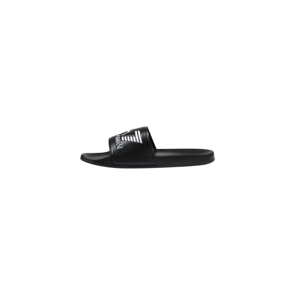 EA7 Emporio Armani Black And White PVC Slipper