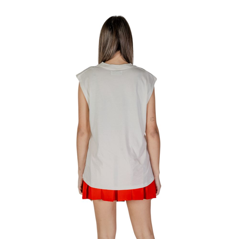 Replay Cream Cotton Tank Top