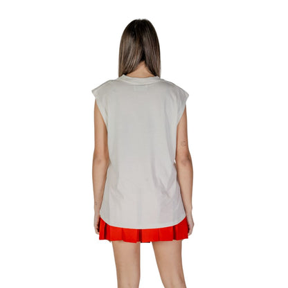 Replay Cream Cotton Tank Top