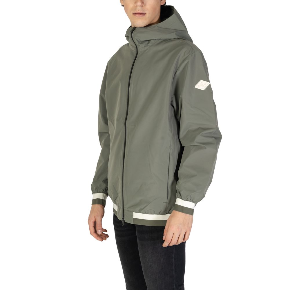 Replay Green Polyester Jacket & Coat