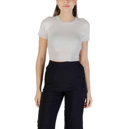 Jdycirkeline Short-Sleeve Crop Top by Jacqueline De Yong