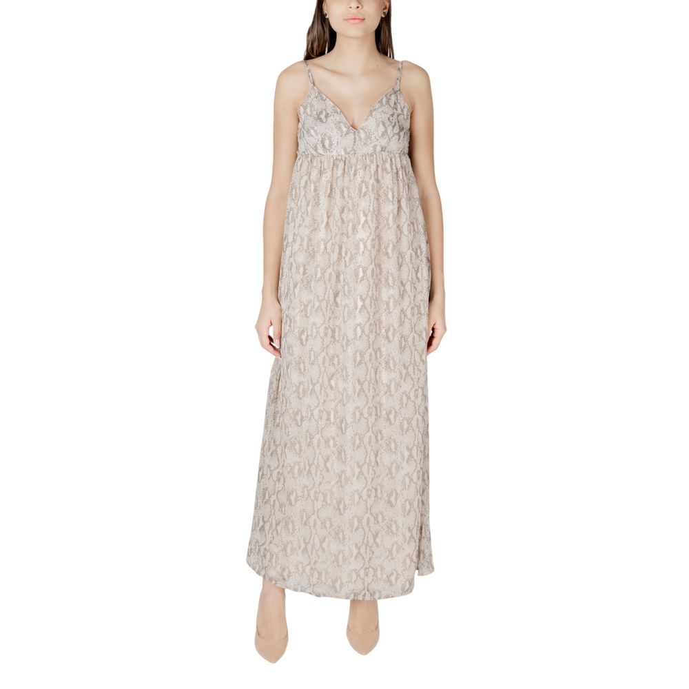 Only Onlsadia Life Strap Bow Maxi Wvn Long Dress