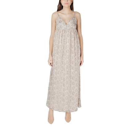 Only Onlsadia Life Strap Bow Maxi Wvn Long Dress