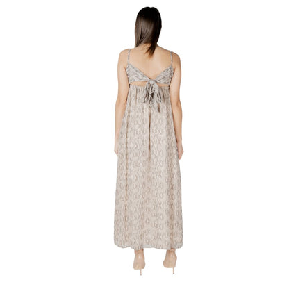 Only Onlsadia Life Strap Bow Maxi Wvn Long Dress