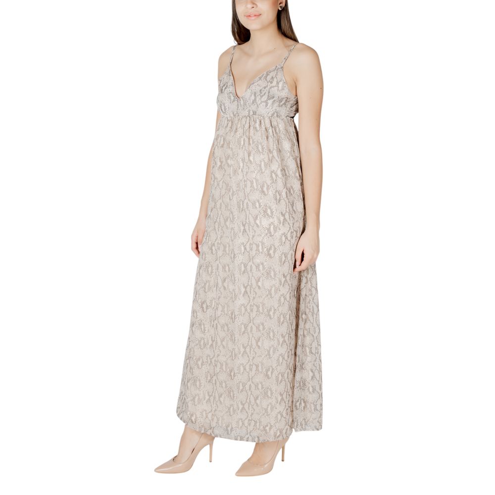 Only Onlsadia Life Strap Bow Maxi Wvn Long Dress