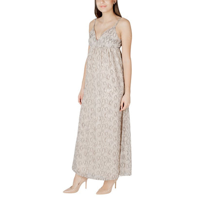 Only Onlsadia Life Strap Bow Maxi Wvn Long Dress