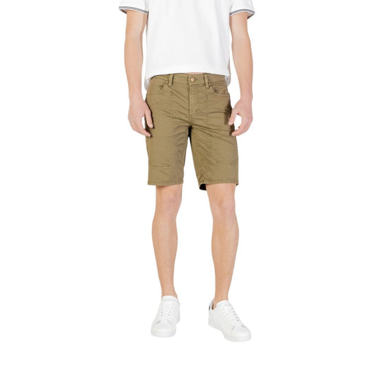 Jeckerson JAYDEN Green Cotton Bermuda Shorts