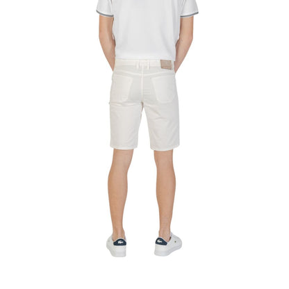 Jeckerson JAYDEN White Cotton Bermuda Shorts