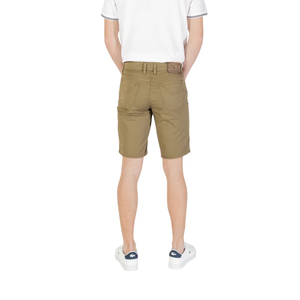 Jeckerson JAYDEN Green Cotton Bermuda Shorts