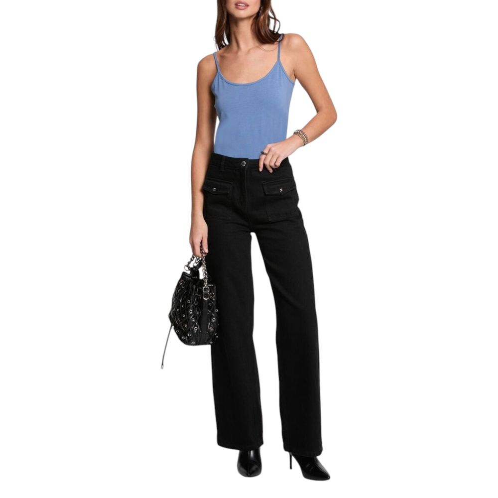 Morgan De Toi Blue Cotton Tank Top - Effortless Parisian Chic