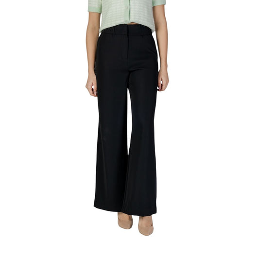 Morgan De Toi Black Polyester Pant – Chic Urban Essentials