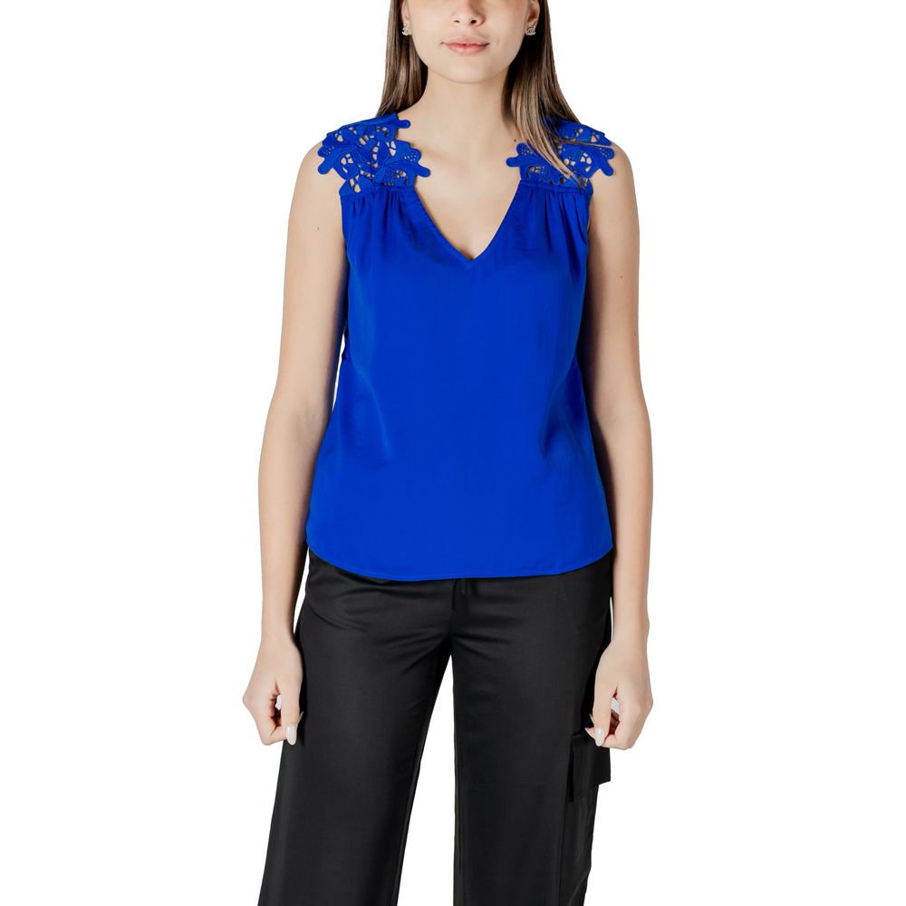 Morgan De Toi Blue Polyester Tank Top BRASSIERE 251-OJOIE