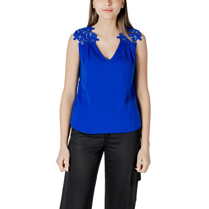 Morgan De Toi Blue Polyester Tank Top BRASSIERE 251-OJOIE