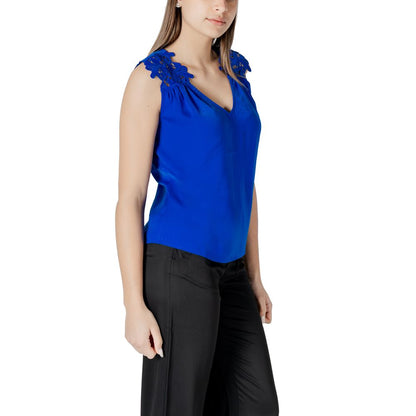 Morgan De Toi Blue Polyester Tank Top BRASSIERE 251-OJOIE