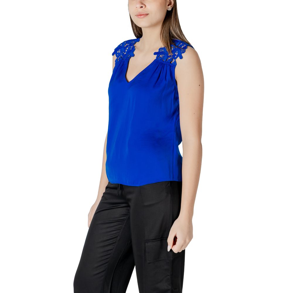 Morgan De Toi Blue Polyester Tank Top BRASSIERE 251-OJOIE