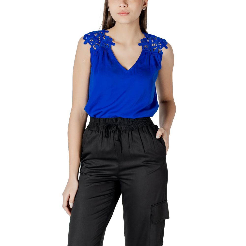 Morgan De Toi Blue Polyester Tank Top BRASSIERE 251-OJOIE