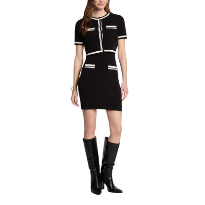 Morgan De Toi Black Viscose Short Dress