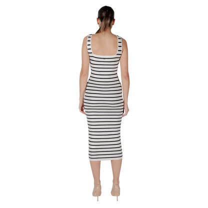Morgan De Toi Beige Viscose Long Dress for Women