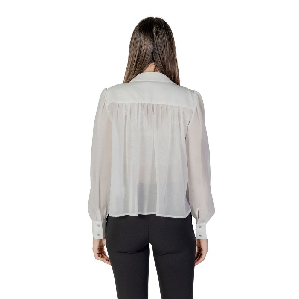 Morgan De Toi White Polyester Shirt - Effortlessly Chic