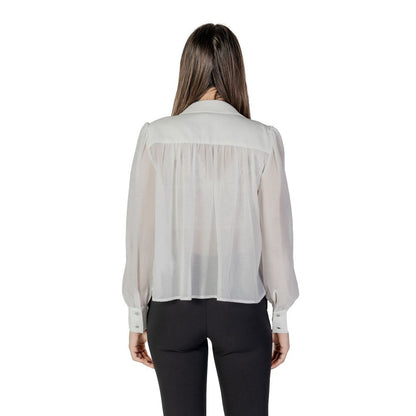 Morgan De Toi White Polyester Shirt - Effortlessly Chic