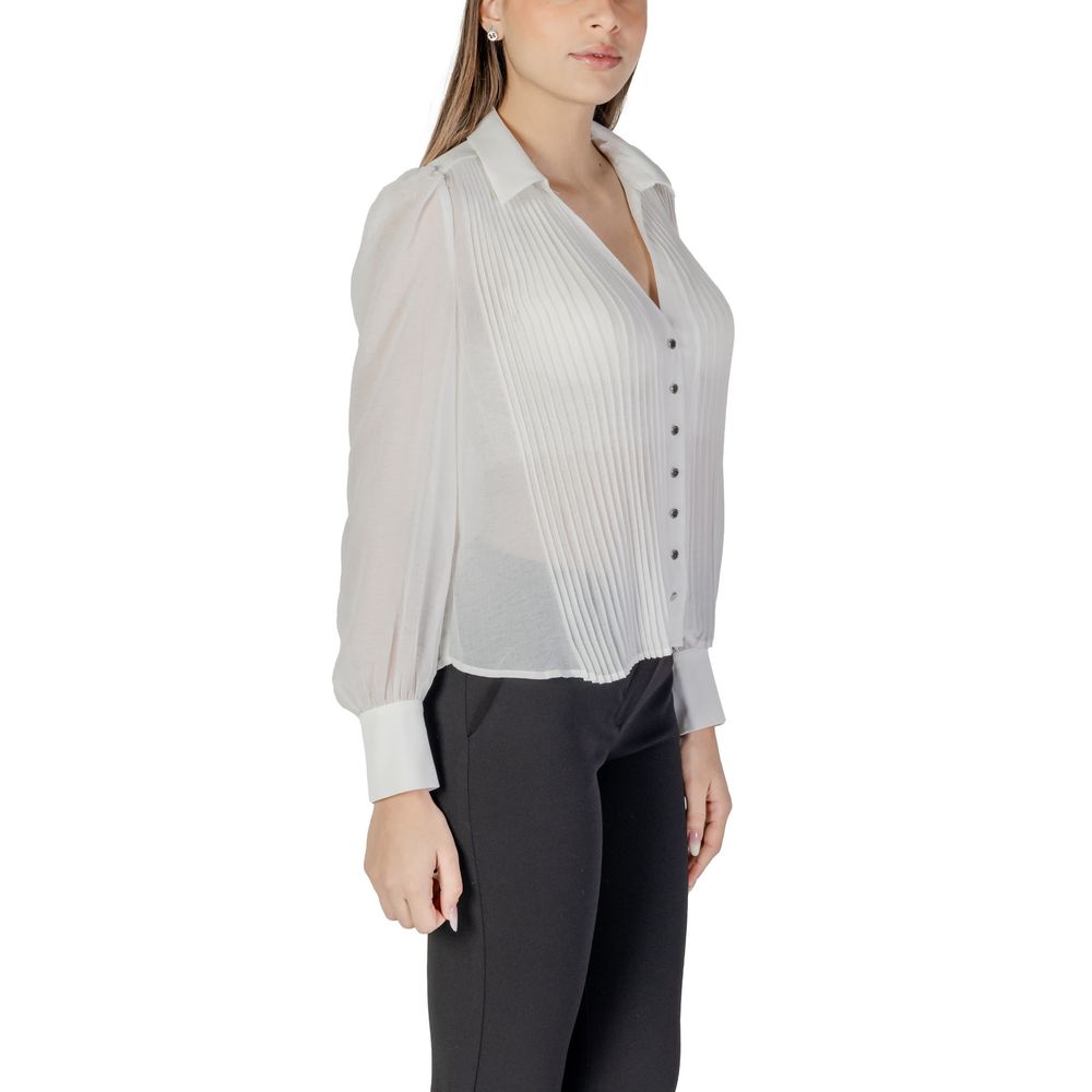 Morgan De Toi White Polyester Shirt - Effortlessly Chic