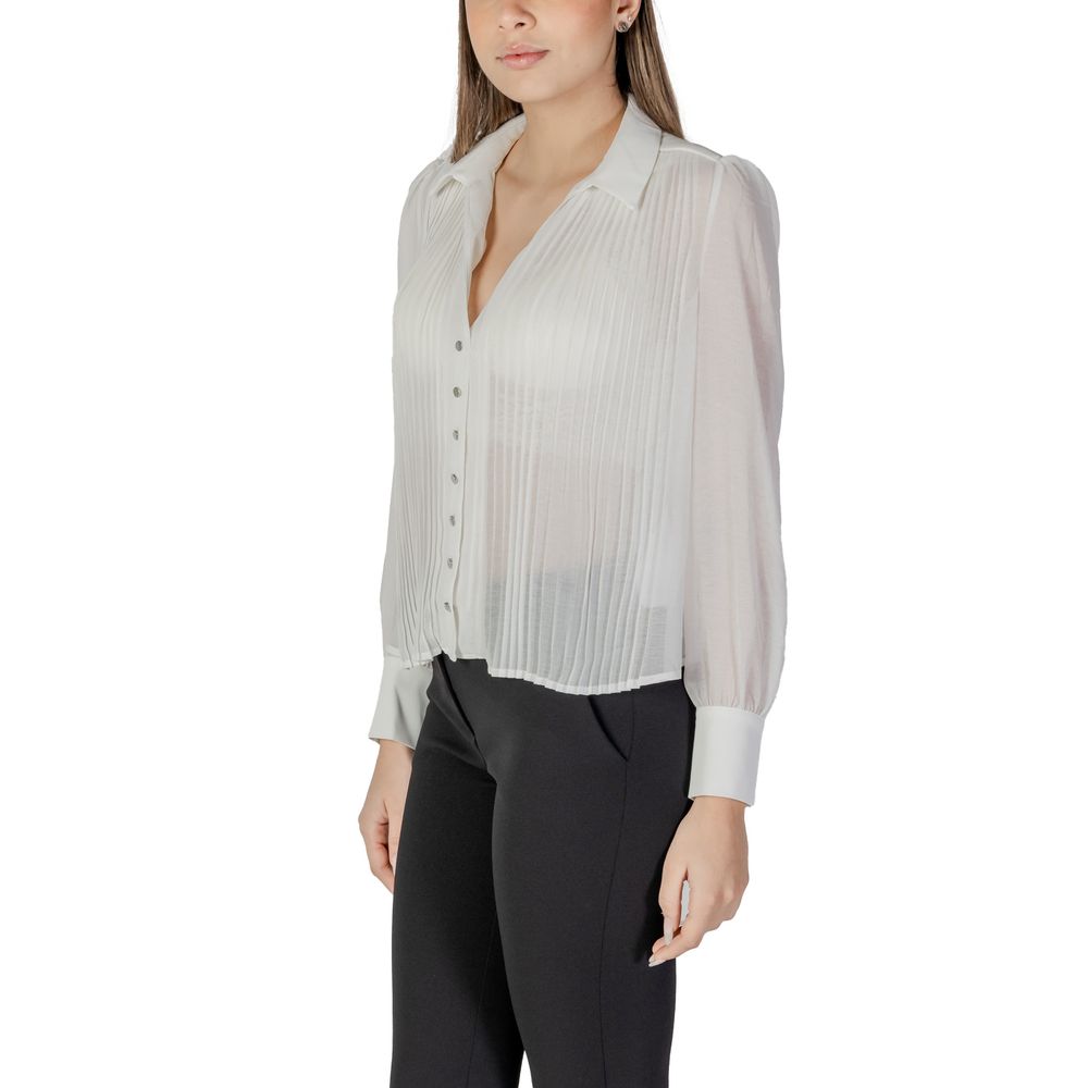 Morgan De Toi White Polyester Shirt - Effortlessly Chic