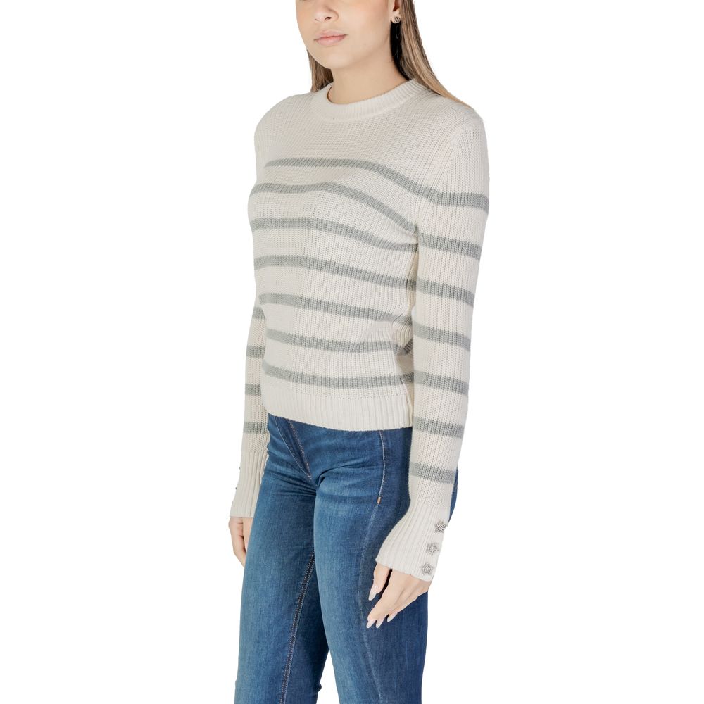 Morgan De Toi Cream Cotton Sweater