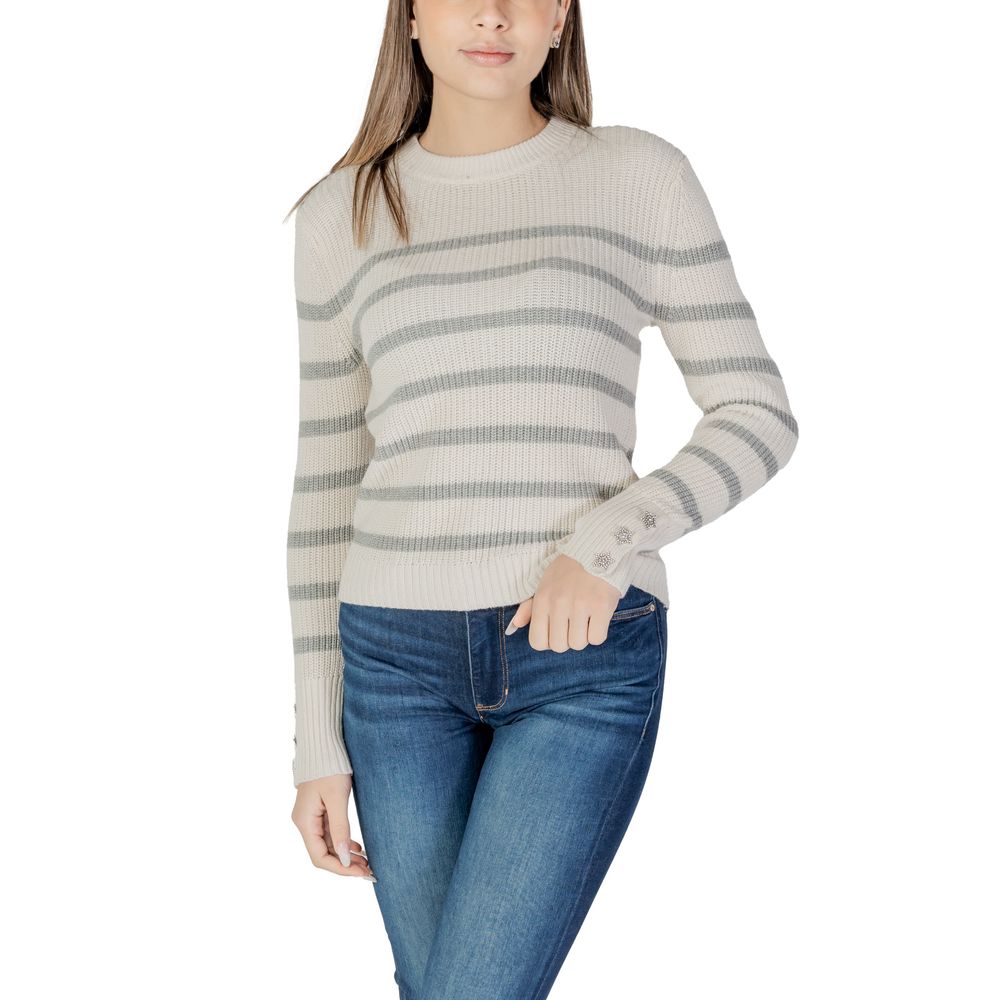 Morgan De Toi Cream Cotton Sweater