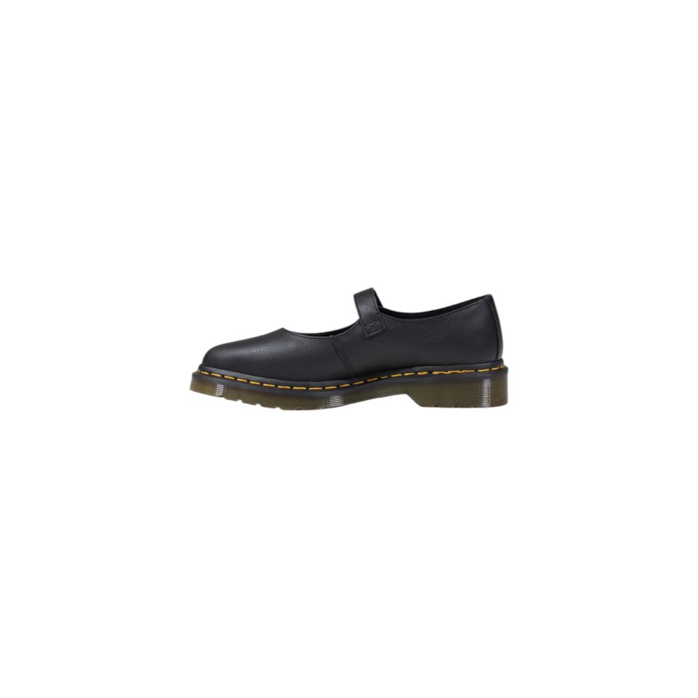 Dr. Martens Elphie Mj Virginia Black Leather Platform Shoes for Women