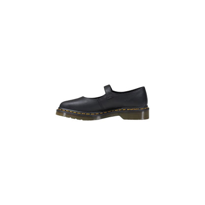Dr. Martens Elphie Mj Virginia Black Leather Platform Shoes for Women
