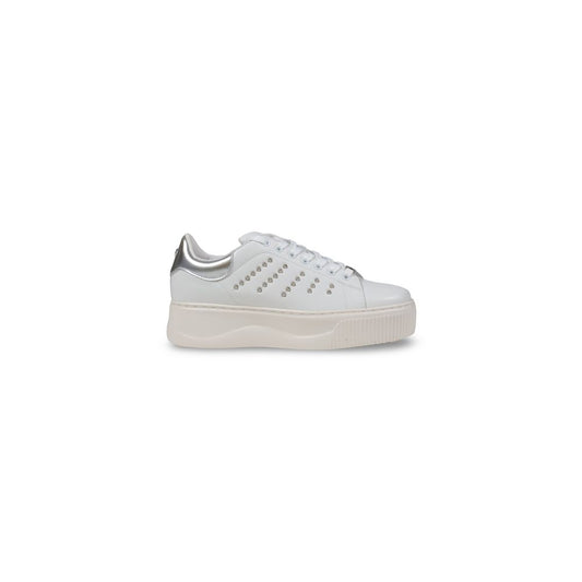 Cult White Leather Sneaker - PERRY 4396 LOW LEATHER/LAM