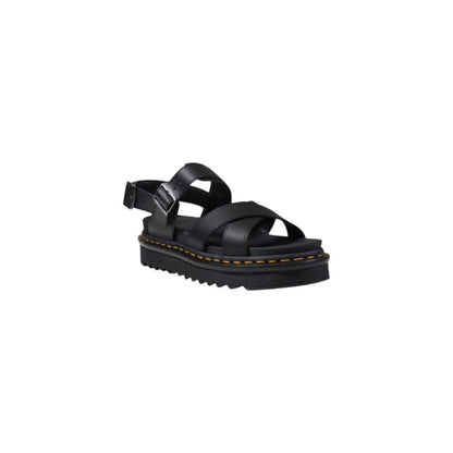 Dr. Martens Voss II Athena Black Leather Sandal